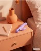 vibromasseur rabbit va-et-vient 4 stimulations, Gloria, Lilas, Paradise Boutik, sur table de chevet