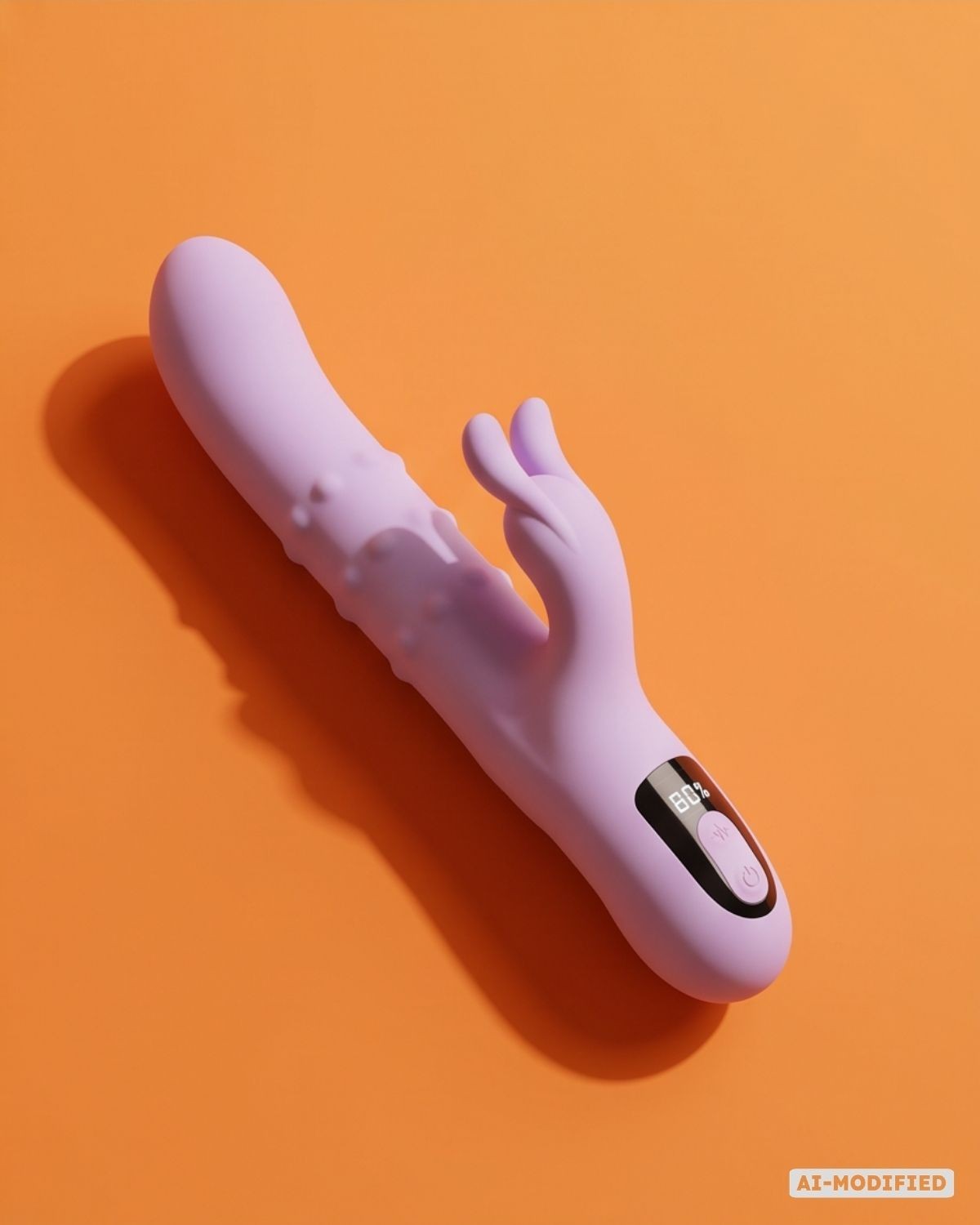 vibromasseur rabbit va-et-vient 4 stimulations, Gloria, Lilas, Paradise Boutik, photo studio