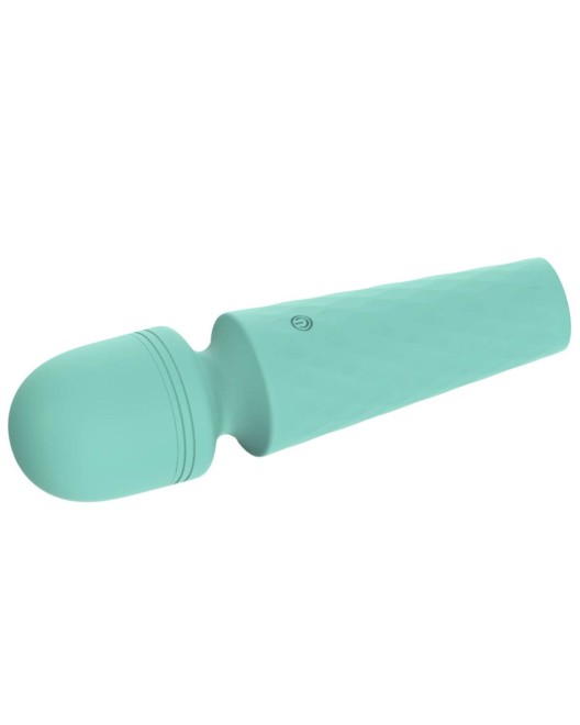 vibromasseur wand mini à 4 embouts, Five one, vert, Paradise boutik, sextoy seul