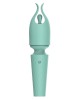 vibromasseur wand mini à 4 embouts, Five one, vert, Paradise boutik, avec tête massage