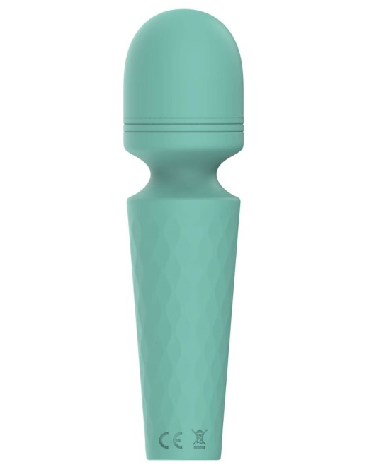 vibromasseur wand mini à 4 embouts, Five one, vert, Paradise boutik, baguette seule