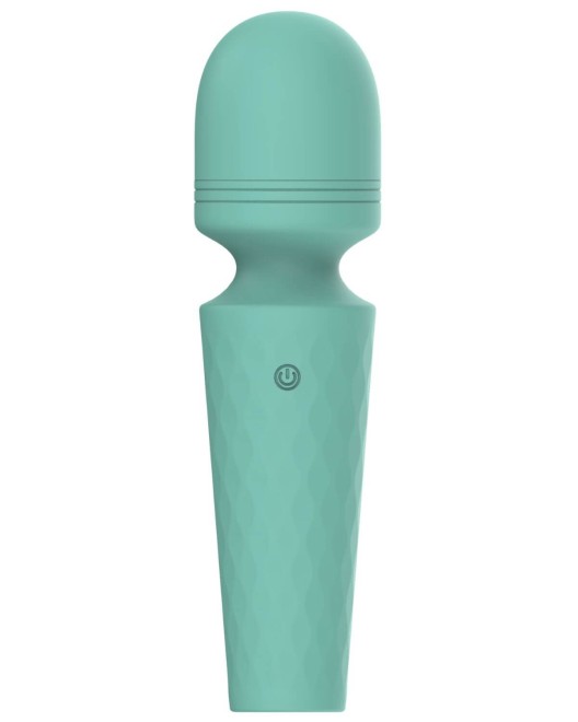 vibromasseur wand mini à 4 embouts, Five one, vert, Paradise boutik, vue de face
