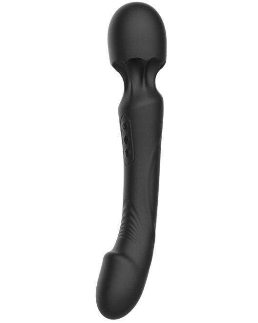 wand vibromasseur point g, Wanderfull, Paradise boutik, noir, vue profil