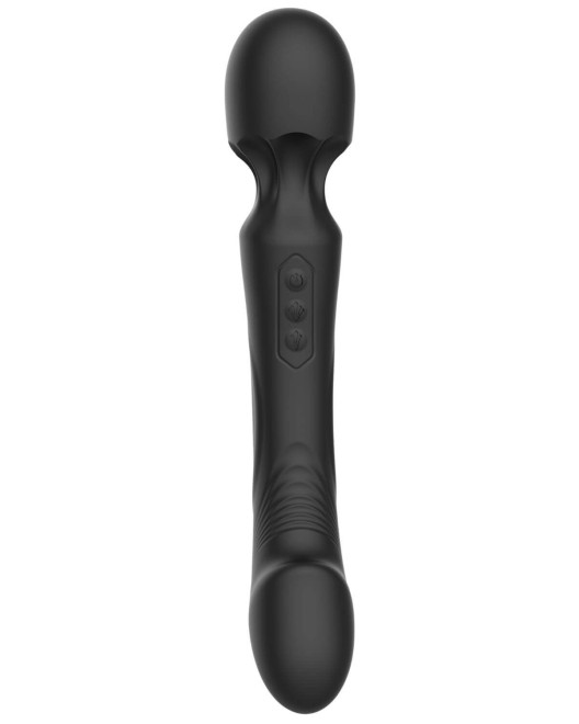 wand vibromasseur point g, Wanderfull, Paradise boutik, noir, vue de face