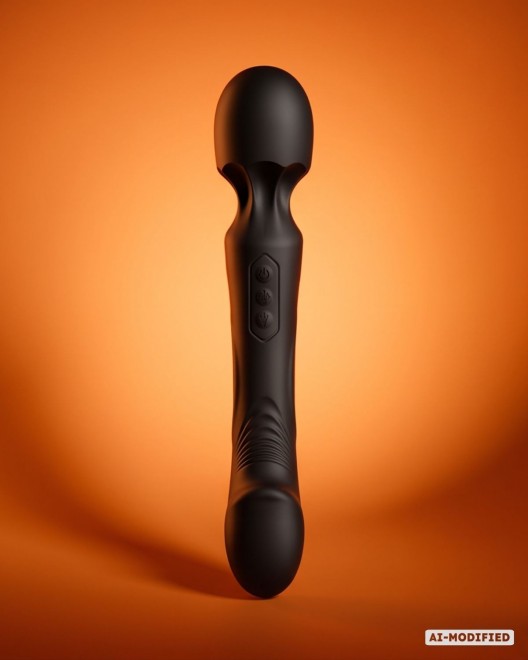 wand vibromasseur point g, Wanderfull, Paradise boutik, noir, studio photo