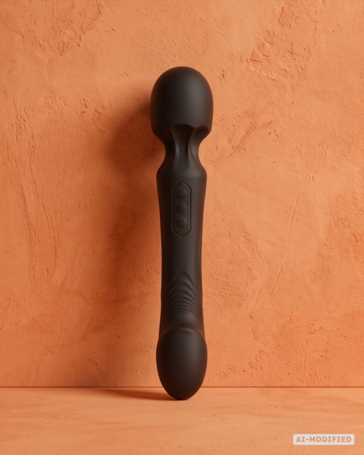 wand vibromasseur point g, Wanderfull, Paradise boutik, noir, contre mur