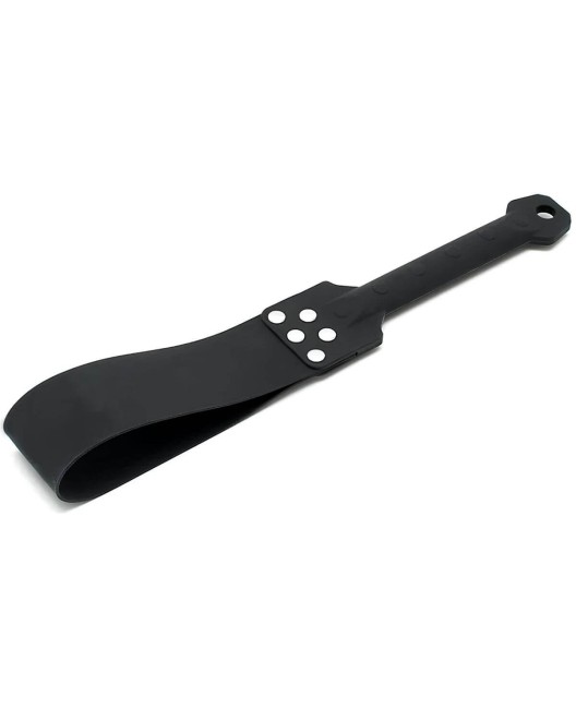 paddle bdsm en silicone souple, noir, Paradise boutik, photo produit