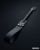 paddle bdsm en silicone souple, noir, Paradise boutik, photo studio