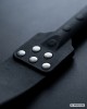 paddle bdsm en silicone souple, noir, Paradise boutik, zoom