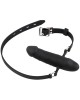 bâillon godemichet en silicone, noir, Paradise Boutik, photo produit