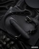 bâillon godemichet en silicone, noir, Paradise Boutik, bdsm