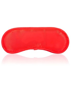 masque érotique en satin, rouge, Paradise boutik, Captive, vue de face