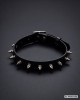 collier ras-de-cou en simili cuir clouté, Paradise boutik, photo studio
