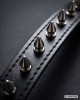 collier ras-de-cou en simili cuir clouté, Paradise boutik, zoom