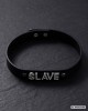 collier de soumission en simili cuir et strass, Slave, Paradise boutik, photo studio