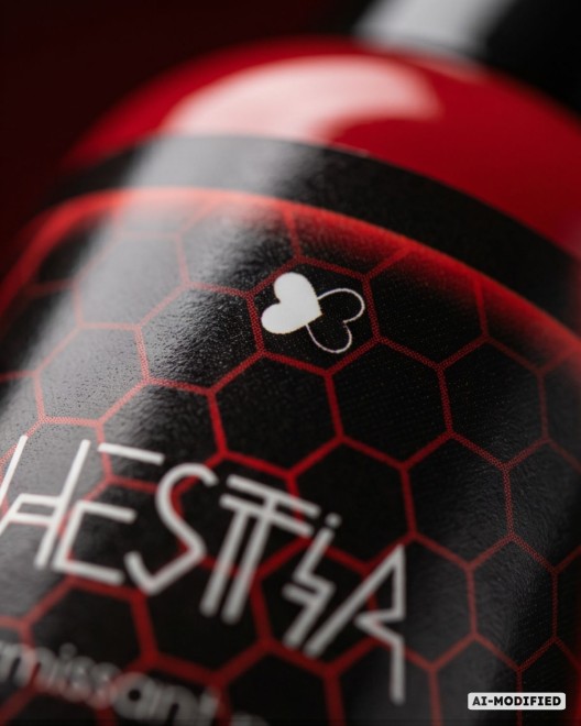Gel raffermissant pour femme Hestias, zoom sur l'étiquette du produit