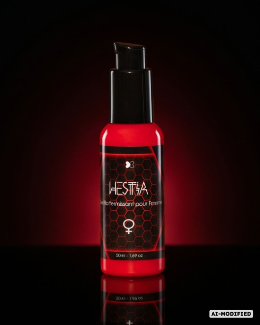 Gel raffermissant pour femme Hestias, photo studio Halo de lumière