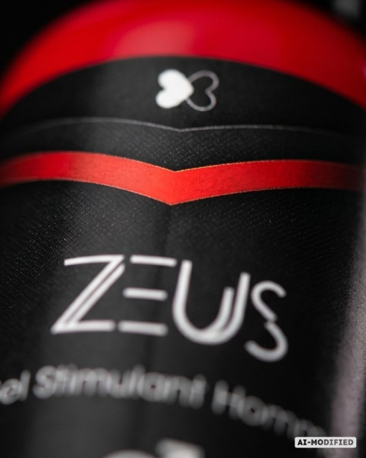 Gel stimulant pour Homme Zeus, zoom sur l'étiquette du produit