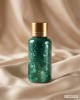 gel pailleté pour corps et cheveux Glitter, bleu, flacon posé