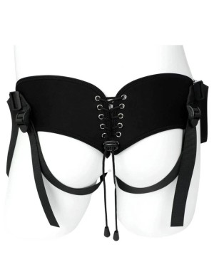 harnais strap-on réglable, Catch me 2, Paradise boutik, vue dos, fond blanc