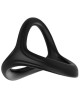 anneau pénis et testicules, hard me 4, Paradise boutik, silicone noir