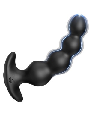 plug chapelet anal connecté, We plug connect Sync, noir, Paradise Boutik, flexible