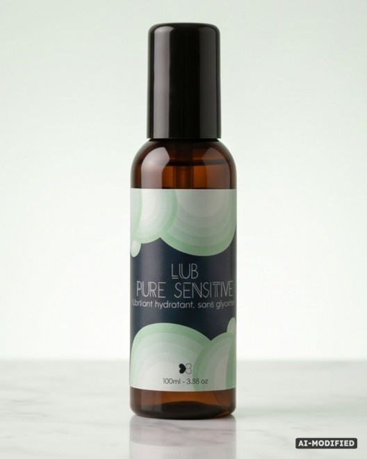Lubrifiant Pure sensitive, photo de présentation studio