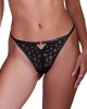string noir Ange, Valege Lingerie, zoom de face