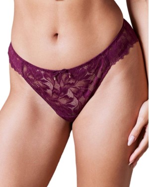tanga en dentelle Bao, Valege Lingerie, zoom de face