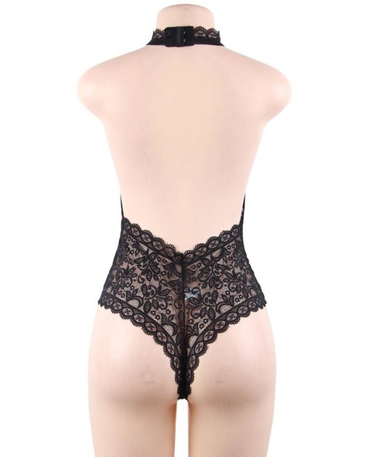 body dentelle dos nu, noir, Paradise Boutik, derrière