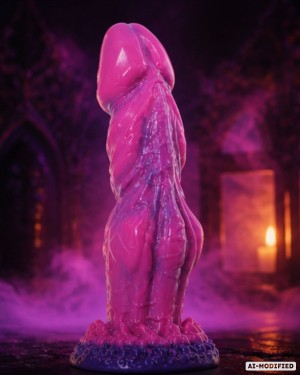 gode fantaisie à ventouse, Le titan, Paradise boutik, rose, ambiance, halloween