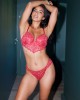 tanga rouge, Bling christmas, Valege Lingerie, mannequin portant l'ensemble