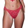 Tanga Rouge 'Bling Christmas' - Valege Lingerie