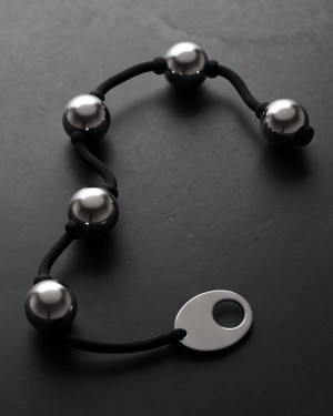 chapelet en métal 5 perles, Paradise boutik, sextoy