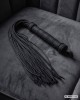 fouet bdsm en silicone, lanières fines, noir, Captive, paradise boutik, accessoire seul
