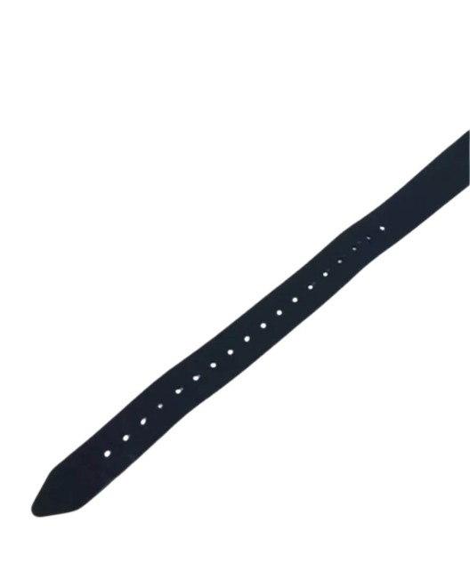 masque bondage en silicone, noir, Captive, zoom languette