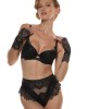 soutien-gorge push-up Clair de lune, Prelude, noir, ensemble de face