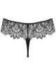 string en dentelle noire, collection Clair de lune, Prelude, derrière
