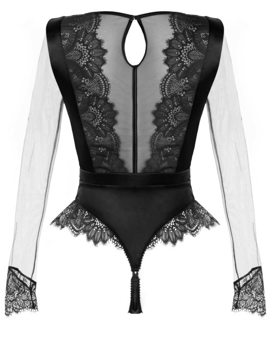 body string outwear noir, collection Clair de lune, Prelude, dos