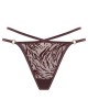 string bordeaux, collection Nuits de velours, Prelude Lingerie, devant