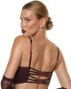 bralette à armatures bordeaux, Nuits de velours, Prelude lingerie, zoom de dos