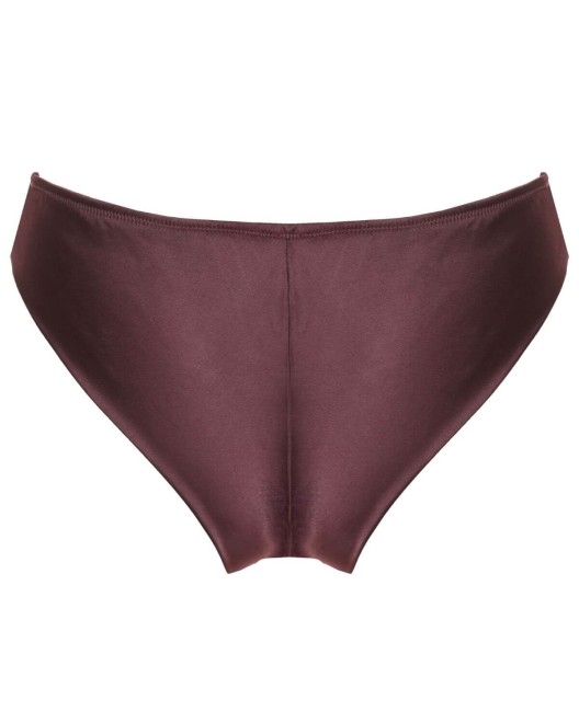 string brésilien bordeaux, collection Nuits de velours, Prelude lingerie, derrière