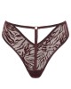 string brésilien bordeaux, collection Nuits de velours, Prelude lingerie, devant
