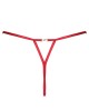 string, collection rouge interdit, Prelude Lingerie, dos