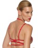 soutien-gorge corbeille, collection Rouge Interdit, Prelude Lingerie, zoom de dos