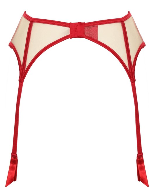 porte-jarretelles, collection Rouge Interdit, Prelude Lingerie, derrière