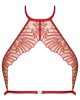 harnais choker Rouge Interdit, Prelude lingerie, devant