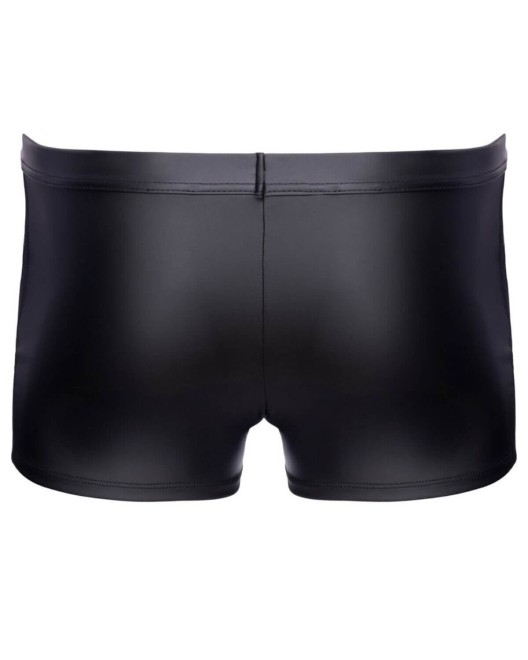 boxer homme wetlook et résille liseré, noir, Nek, derrière
