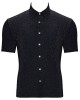 chemise homme en lurex, noir, Svenjoyment, devant