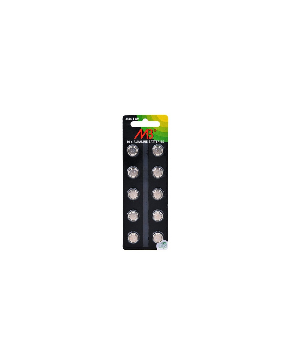 Blister de 10 piles boutons Microbatt LR44